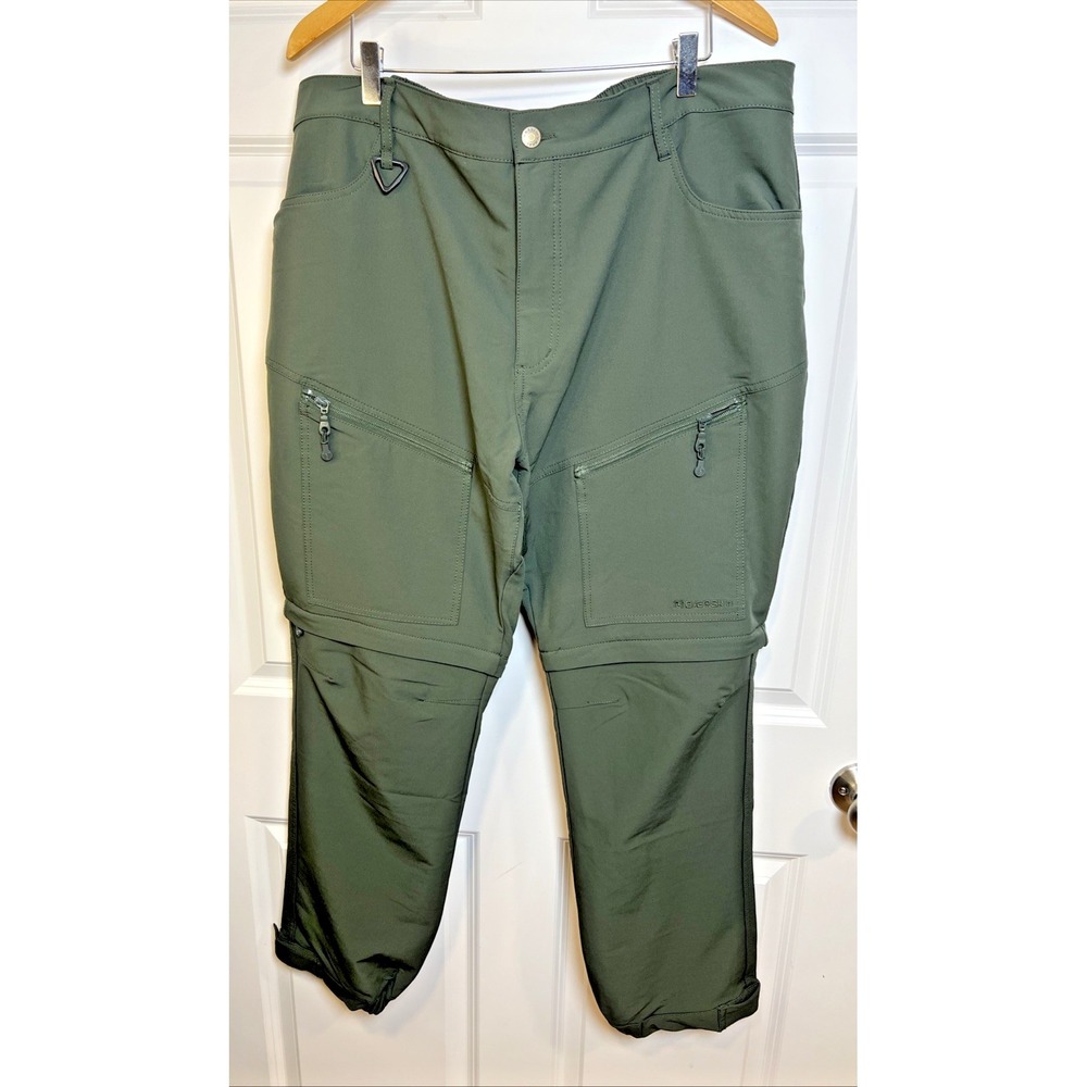 Baerskin Tactical Convertible Pants Shorts 2XL Army Green Zip Off Legs Like New